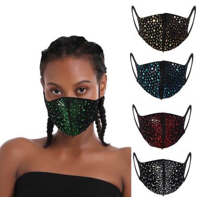 China The Bling Adjustable Nose Piece The Face Mask Fashion Face Shield Reusable Adult Dustproof Mask for sale