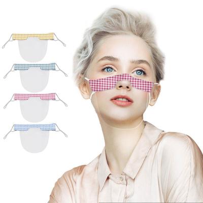 China Fashionable Face Maskss Butterfly Pattern Face Maskss Tongue Transparent Protective Anti-fog Shield for sale