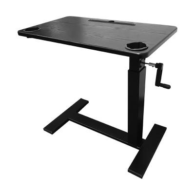 China Low Price Wooden Adjustable Height Adjustable Computer Laptop Bed Side Standing Table (Height) For Home for sale