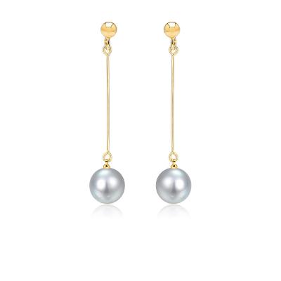 China Fashion Elegant Tassel Women's Earrings Long Drop Pearl Earrings Jewelry Beautiful For Women Gift for sale