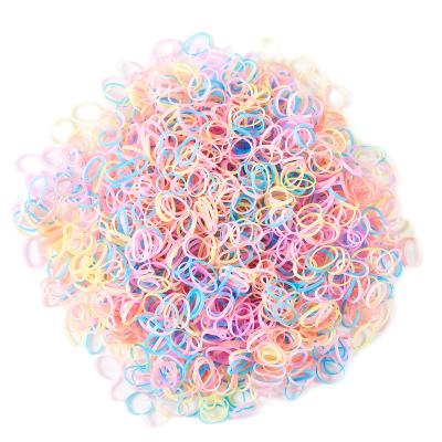 China Hair Ties High Quality Multi Color Elastic Hair Bands For Girls Kids Elastic Hair Ties Durable Hair Accessories for sale