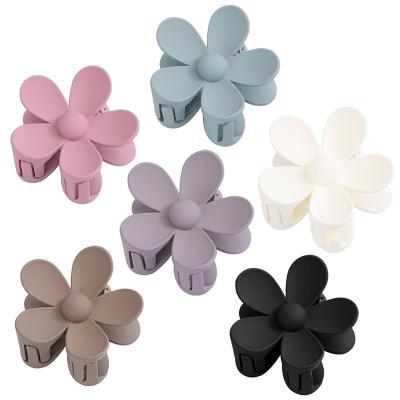 China European hair accessories and American fashion material flower hot selling sheer claw cuts daily hair accessories for women for sale