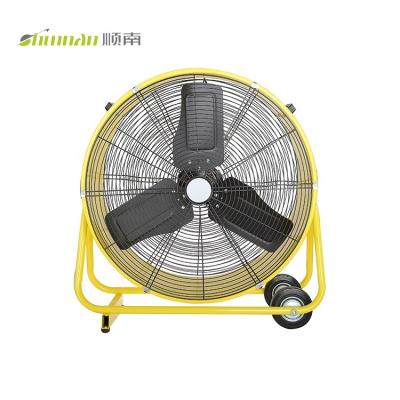 China Hotel 24 inch drum fans with wheel for sale