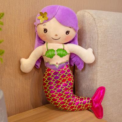 China Eco-Friendly Multi Size Kawaii Mermaid Plush Toys Soft Animal Pillow Stuffed Toy Princess Dolls Children Boys and Girls Birthday Gifts Decor for sale