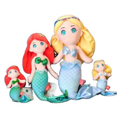 China Eco-Friendly Plush Doll OEM Mermaid Princess Stuffed Animals Soft Plush Toys Mermaid Movie Characters Toys For Children for sale