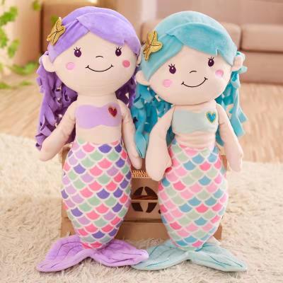 China Eco-Friendly Best Selling Custom Mermaid Plush Toy Boutique Cute Mermaid Dolls to Girls and Kids Birthday Gifts for sale