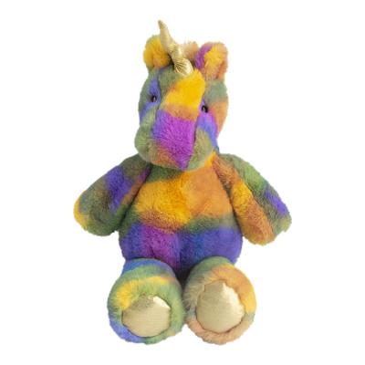 China Wholesale Unicorn Stuffed Animal Toy Plush Rainbow Color Soft Unicorn Plush Toys For Claw Machine for sale