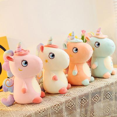 China Kids Gift/Promotion Wholesale China Hot Manufacturer Selling Custom Baby Kids Toy Stuffed Animal Pink Unicorn Plush Toy Pillow for sale