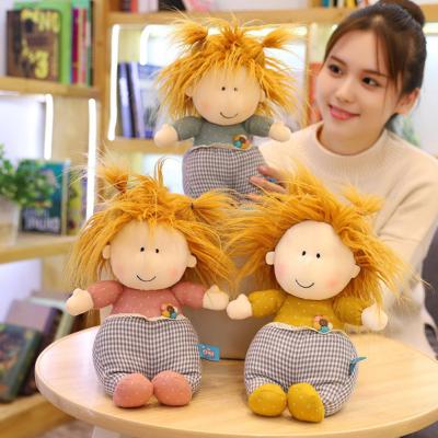 China Soft Toy Hot Sale 40cm Fashion Girl Rag Dolls Size Rag Doll Stuffed Interior Design Toy For Home Decoration And Toys Gift for sale