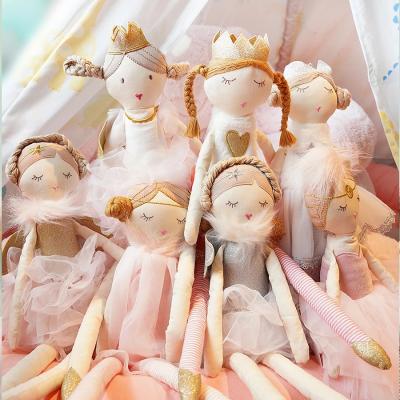 China 50cm Cute Cloth STUFFED Toy Cute Doll with Long Leg Flower Fairy Doll Soft Stuffed Baby Girl Sleep Comforter Toys Infant Gifts for sale