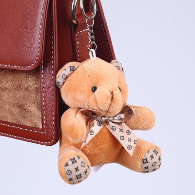 China Wholesale Kids Gift/Promotion Teddy Bear Stuffed Toys Plush Toy Key Chain Dolls Cloth Dolls Wedding Celebration Street Vendors 10cm for sale