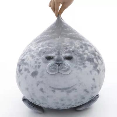 China Chubby Blob Seal Pillow Plush, Cotton Stuffed Plush Toy Cute Ocean Small Animal Gift for Christmas for sale