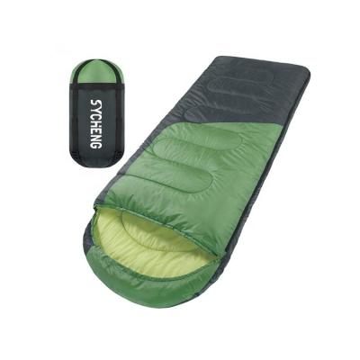 China Envelope Type Camping Lightweight Warm Sleeping Bags Compressed Upright Stocked Kids Adult Sleeping Bags for sale