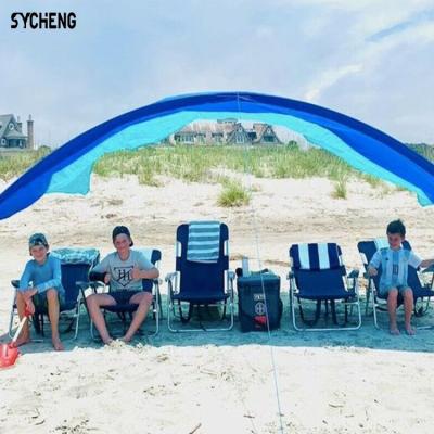 China Extended Type Customizable Uv Fast Sunshade Sunshade Set Sunshade Hot Selling Portable Folding Camping Tent Uv Beach Sunshade for sale