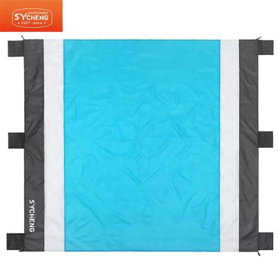 China Large Beach Mat Family Picnic Blanket Sandproof Proof Outdoor Waterproof Durable Heavy Duty Blanket Beach Mat Pad for sale