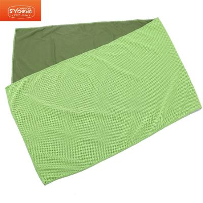 China Wholesale Custom 100% Cooling Fitness Towel Outdoor Quick Dry Cool Polyester Towel QUICK DRY Microfiber Sports Gym Towel for sale