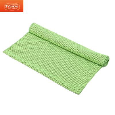 China Custom Printed Instant Cool Microfiber Towels Suede Microfiber Beach Cooling Instant Outdoor Sports Sports Ice Cooling Towel For Adults for sale