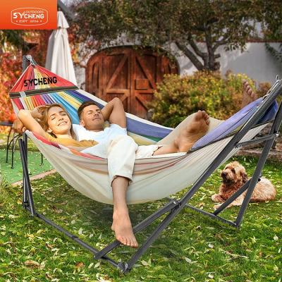 China Convenient Portable Cheap Hanging Free Standing Hammock Chair With Stand For Hammock for sale