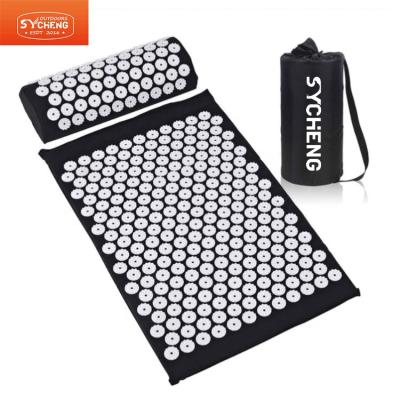 China Comfortable and soft; OEM Life Long Lasting Acupressure Cushion Massage Spike Exercise Mat Pilates Exercise Pillow Yoga Mat for sale