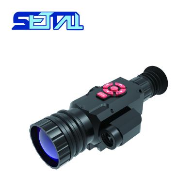 China 1000m SETTALL WL-50X Monocular Low Light Night Vision With Laser Rangefinder Lens50mm 384X288 for sale