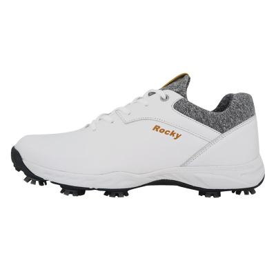 China Fashion \ New Golf Pro Sports Wear-Resistant Breathable Shoes Comfortable Men \ Durable Waterproof Rubber Shoe Transitional Golf Shoe for sale