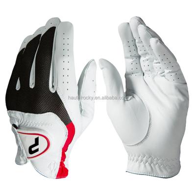 China Customized Excellent Super Soft Durable Hot Sale Cabretta / Sheep Skin Well-breathable Golf Gloves for sale