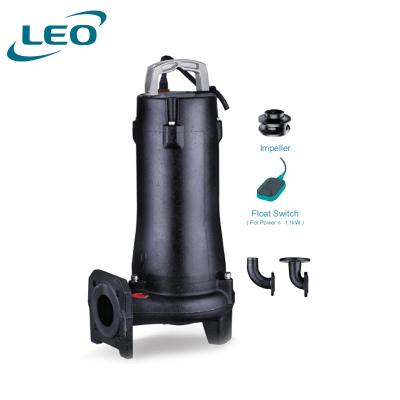 China Industrial Boilers LEO Heavy Duty Electric Water Float Switch Submersible Sewage Pump for sale