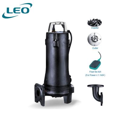 China LEO Centrifugal Pump Industrial Sewage Industrial Submersible Boilers Electric Water Pump for sale