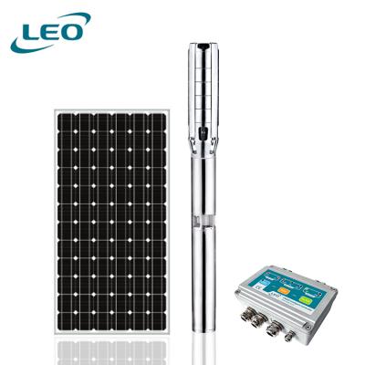 China Developing World Water Solutions LION 5 Inch Centrifugal Borehole 2Hp Submersible Solar Water Pump for sale