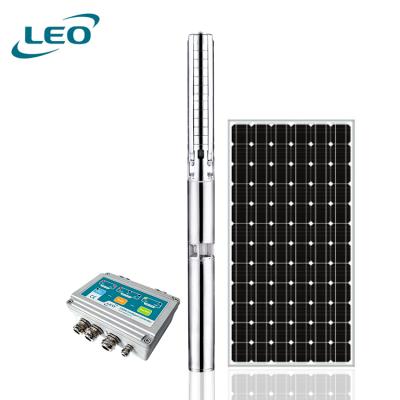 China Developing world water solutions LION AC/DC module solar power borehole submersible water pump for agriculture for sale