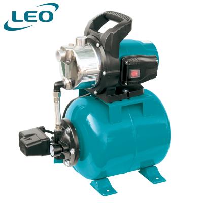 China Unique Ergonomic Design LEO Handle Automatic Home Booster Water Pump With Air Tank for sale