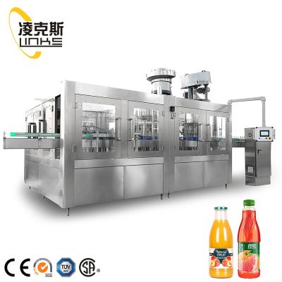 China Beverage Juice Production Line Small Bottled Juice Washing Filling And Capping Complete Machine Bottling Plant for sale