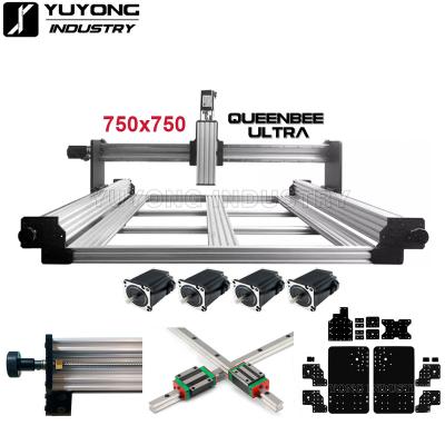 China Queen Bee of Hotels 7575 PRO/ULTRA CNC Mechanical Upgraded Linear Rail Kit with Ding Tension System Screw Driven CNC Router Engraver for sale