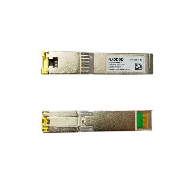 China Data Center Port Module 1000BASE-T SFP, Class 5 Twisted Pair, Industrial Temperature, DOM, RJ-45 Interface for sale