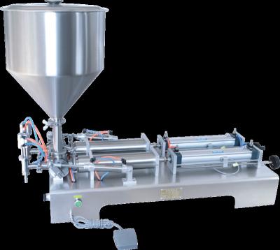 China Food automatic pneumatic small bottle Juice cream oil manual Liquid filling machine for sale