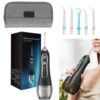 China Effectively Water Power Tooth Flossers Water Clean Interdental Dental Dent Remover Area Oral Irrigator For Portable Travel Water Flosser for sale