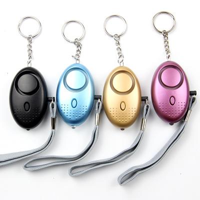 China Suitable Women Safety Siren Key Chain SOS Sexuriry Mini Key Chain Light With Siren for sale