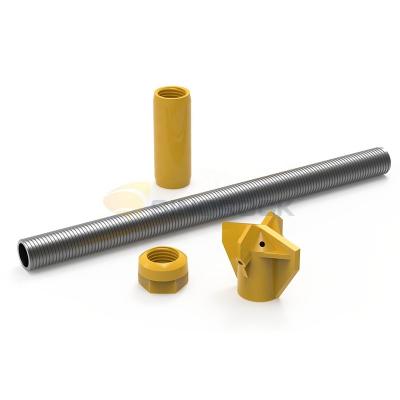 China Construction SINOROCK Anchor Bolt Systems Self Drilling Hollow Threaded Rod For Slope Stability for sale