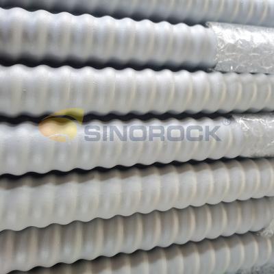 China Anti-Corrosion Self Coating Mine Drilling Anchor System Epoxy Anchor Bars Hot Dip Galvanizing Hollow Anchor Bars for sale