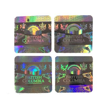 China 3d Holographic Security Hologram Sticker Holographic Laser Label for sale