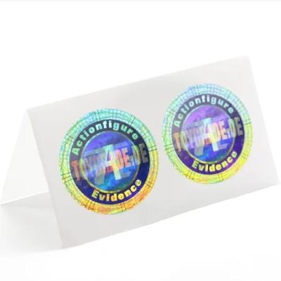 China Custom Adhesive Hologram Vinyl Sticker Printing Label for sale