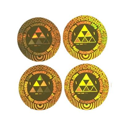 China Custom Security Logo Hot Stamping Label 3d Hologram Hologram Sticker for sale