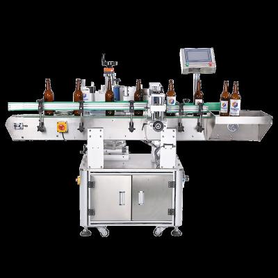 China TYPU beverage factory direct sale automatic side flow line labeling machine production line automatic labeling machine for sale