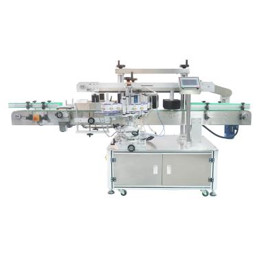 China Automatic Double Sided Beverage Labeling Machine Bottle Label Applicator for sale