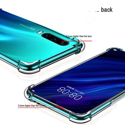 China Anti-drop for Huawei mate30 phone case cover HD clear 1.5mm thickness shockproof phone bumper transparent case for mate40 for sale