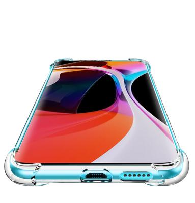 China Anti-fall for xiaomi10 phone case cover HD clear 1.5mm thickness shockproof phone bumper transparent case for xiaomi10pro for xiaomi11 for sale