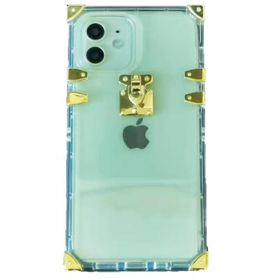 China Girls shockproof luxury case square soft tpu phone case for iphone 13 iPhone13pro iPhone12 iPhone11 clear case for sale