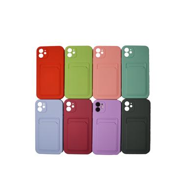 China Creative Affordable Price Shock Proof Anti-fall Design Waterproof Mobile Cell Phone Case With Card Holder for sale