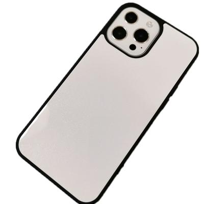 China Wholesale High Quality White Color Sublimation Phone Case Blank PC Tpu Shockproof Clear Black 2D Soft Rubber For iphone 13 Case 3D Printing for sale