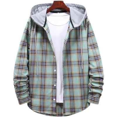 China Men′s Hooded Shirts Casual Long Sleeve Shirts Jackets for sale